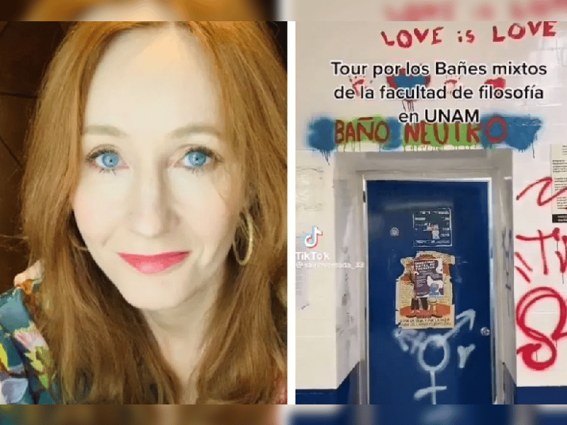 J.K. Rowling reacciona a baños neutros de la UNAM