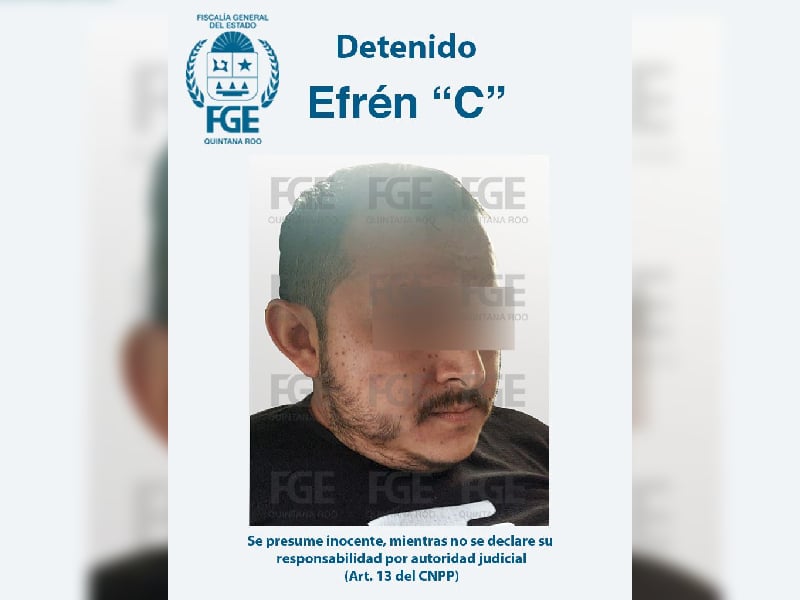 Presunto autor de feminicidio, detenido en Mérida
