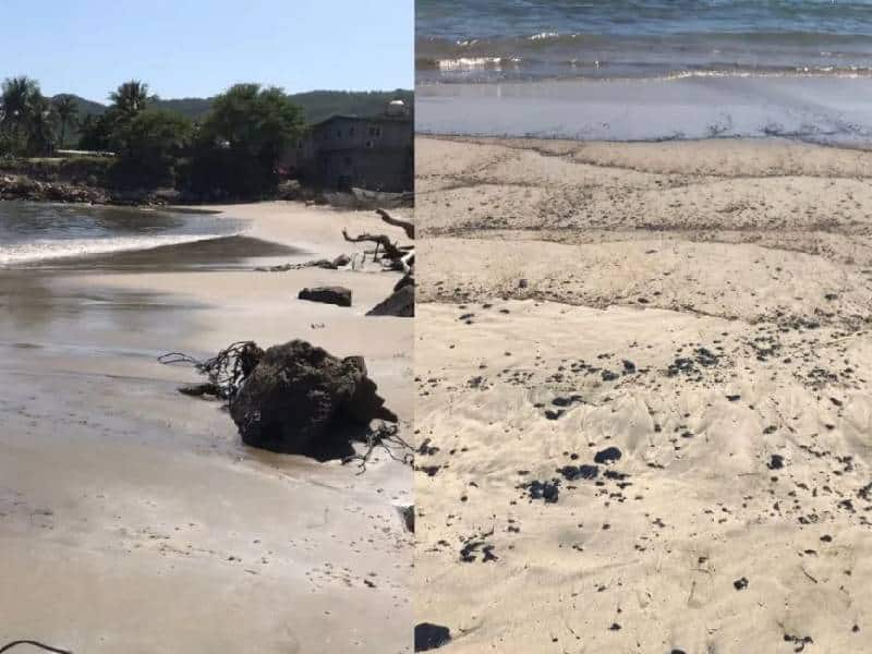 Surge nuevo derrame de hidrocarburos en playa de Salina Cruz