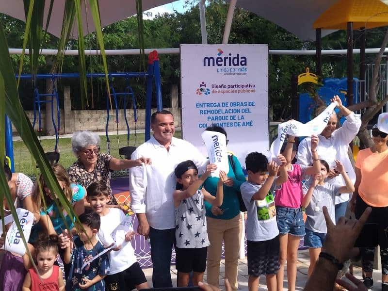 3 mil beneficiados por remodelación de Parque de Montes de Ame