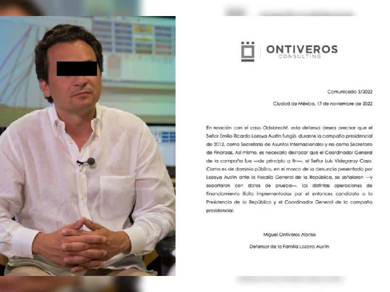 Videgaray y Peña Nieto, los que gestionaron recursos ilícitos de Odebrecht: Lozoya
