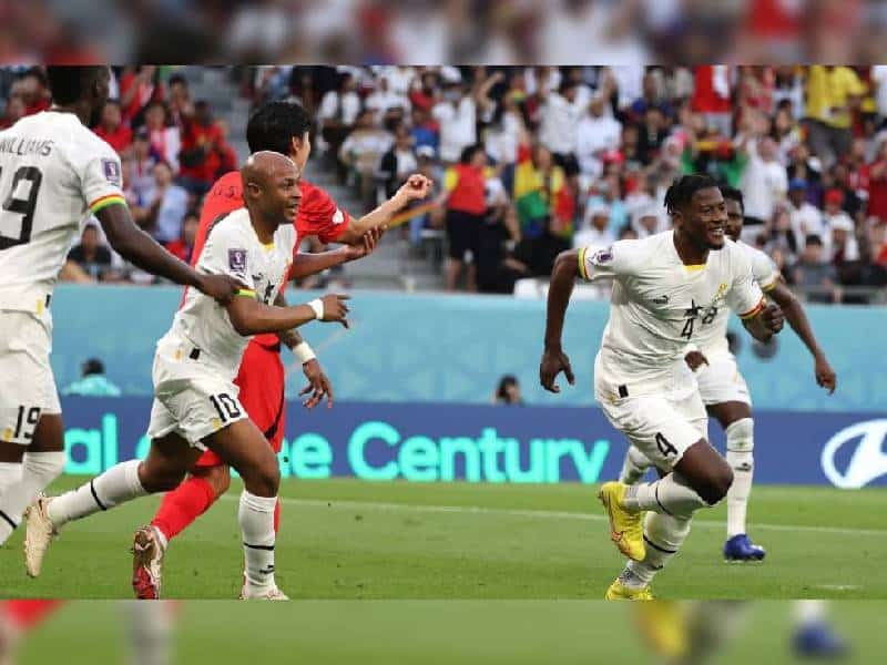 Ghana derrota a Corea del Sur por 3-2 y mantiene vivas sus esperanzas de clasificación