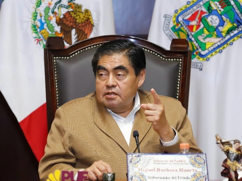 Miguel Barbosa, gobernador de Puebla está hospitalizado