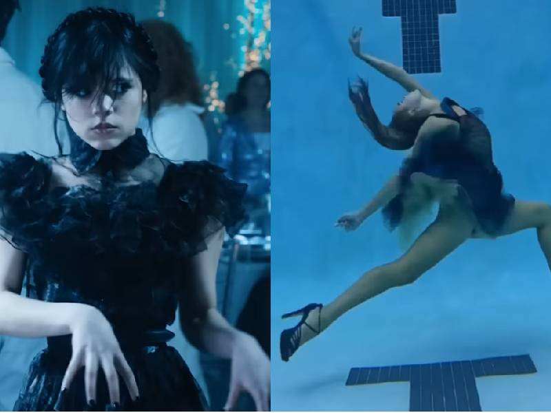 Kristina Makushenko recrea baile de Merlina bajo el agua