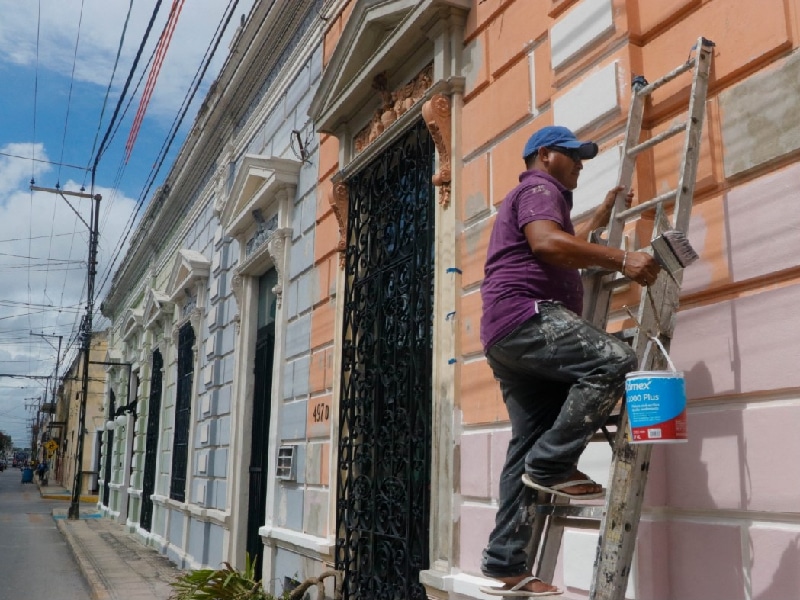 En 2022, se registraron 4 trámites cada mes para arreglar fachadas