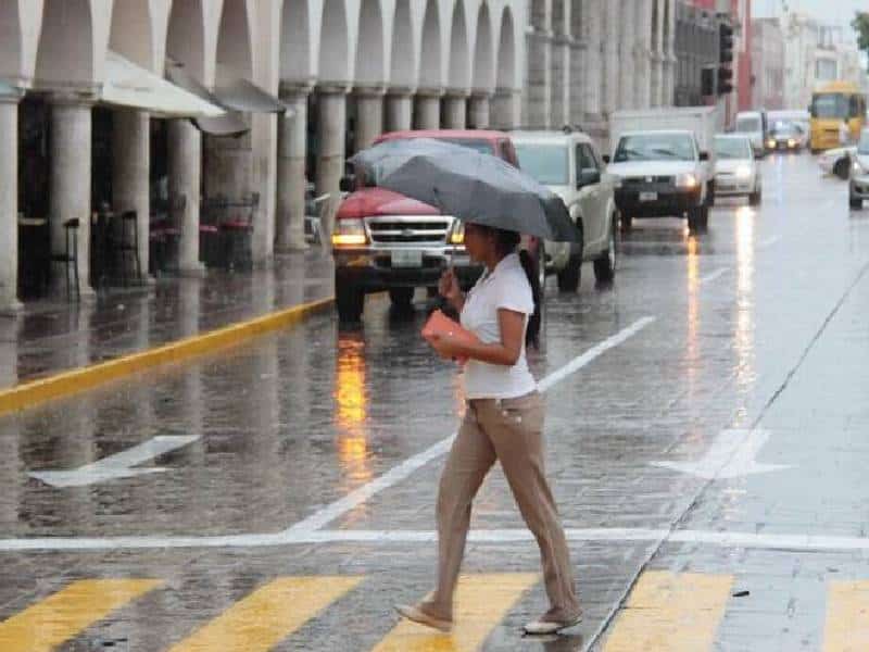 Probabilidad de lluvias aisladas en Yucatán