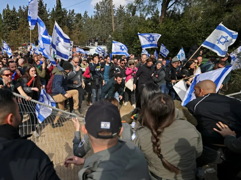 Protestan en Israel vs. una reforma de justicia
