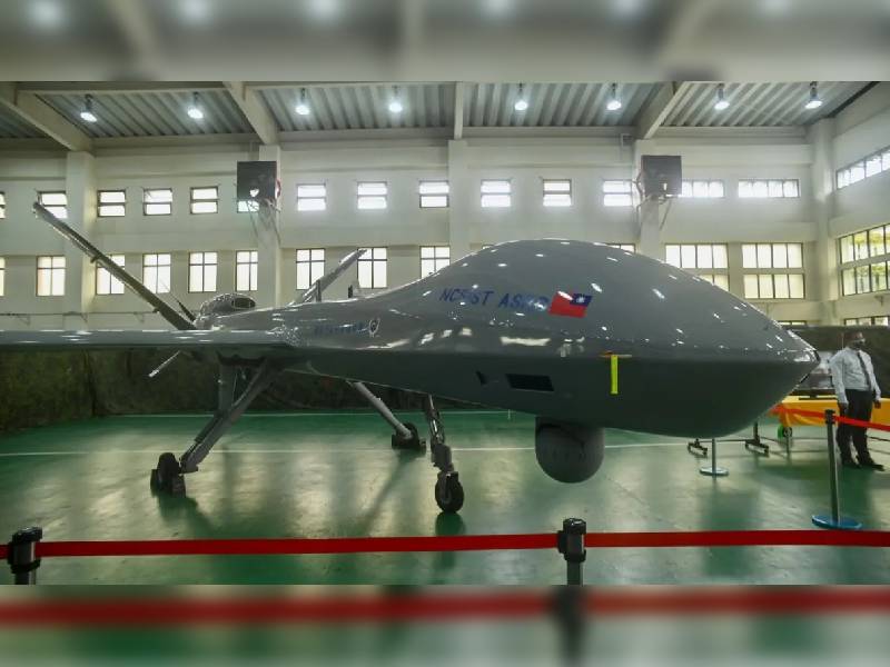 Taiwán presume su primer dron de ataque