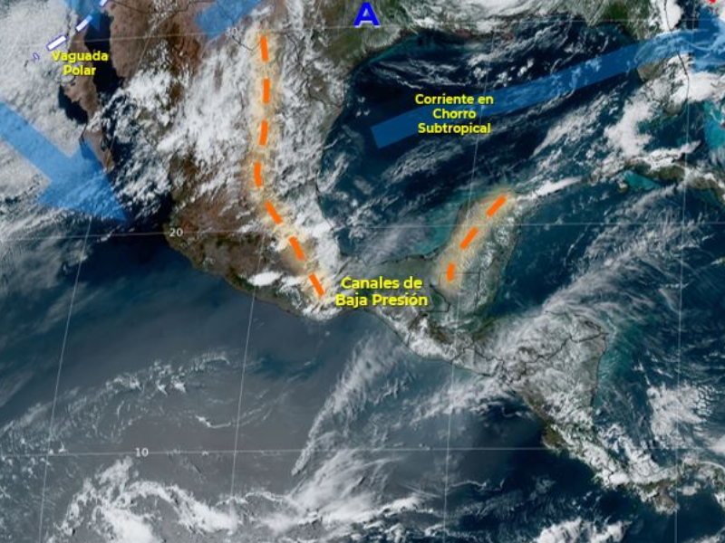 Clima para Yucatán cielo nublado durante el día