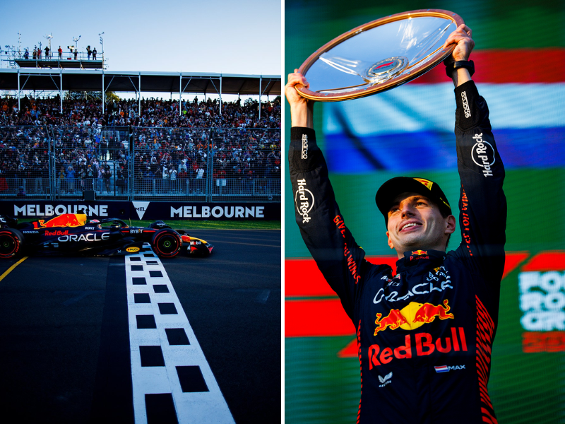 Verstappen se lleva el GP de Australia 'Checo' Pérez queda en quinto lugar