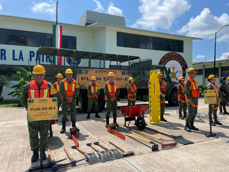 Temporada de huracanes arranca el Plan DN-III E en Yucatán