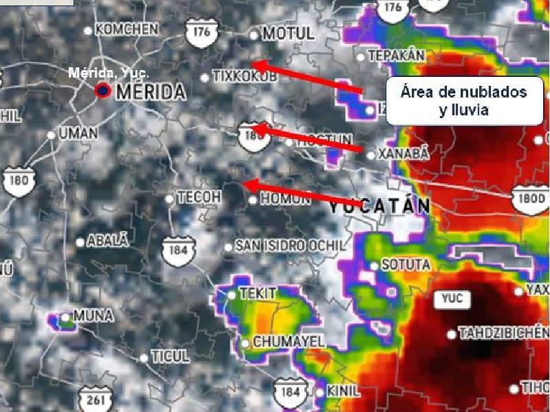 Llegan lluvias a Yucatán