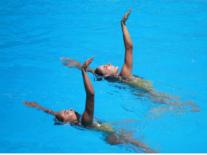 Joana Jiménez y Nuria Diosdado se llevan el oro en Natación Artística