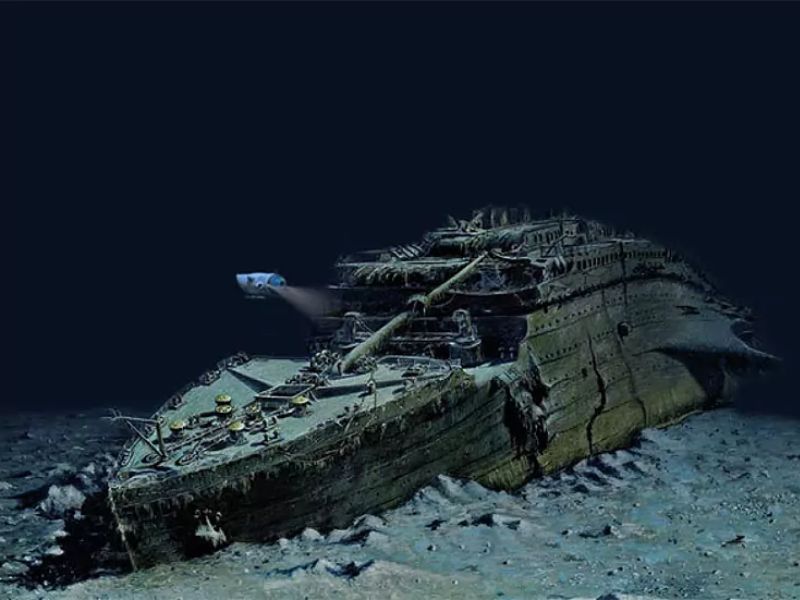 ¿Hace cuántos años se hundió el Titanic y dónde está ubicado