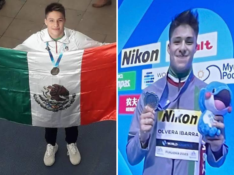 Osmar Olvera, clavadista mexicano, logra plata en Mundial de natación