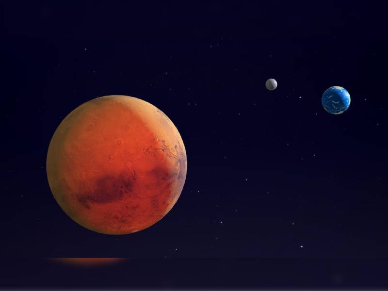 ¿Te has imaginado cómo se ve la tierra desde Marte? aquí te decimos
