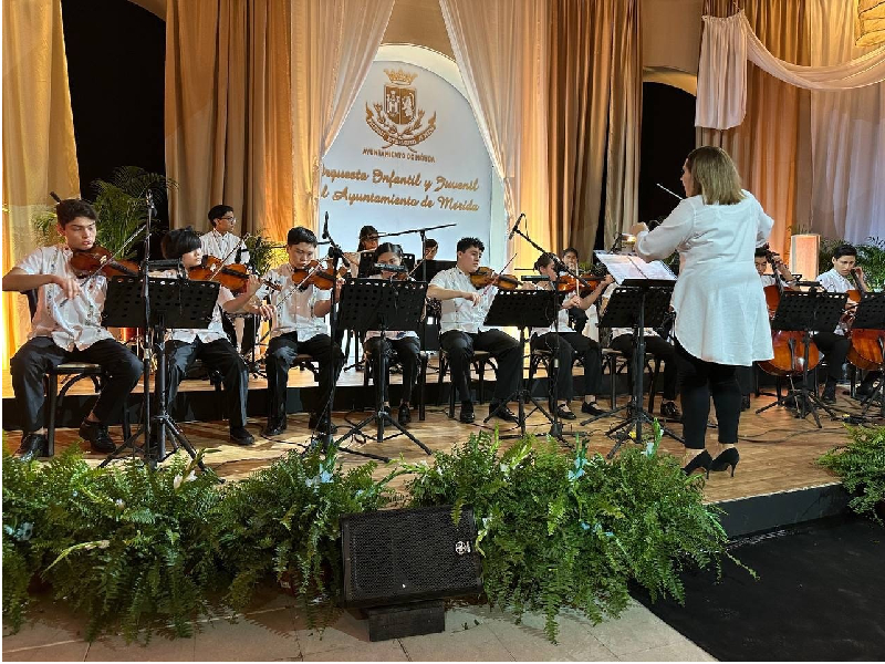 Invitan a niñas, niños y jóvenes a formar parte de Orquesta de Mérida