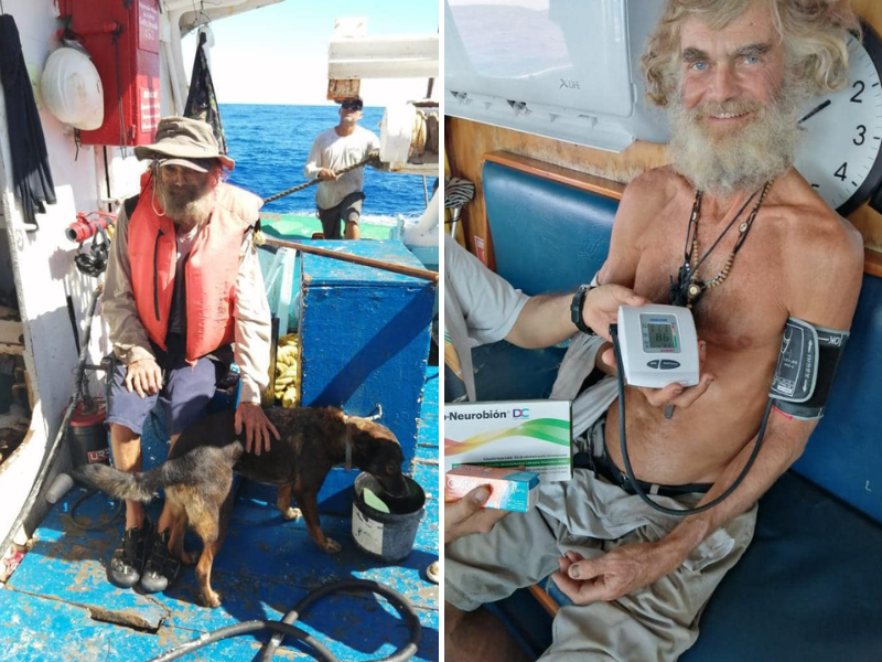 Tim Shaddock, el náufrago que fue rescatado por un atunero llega a Colima
