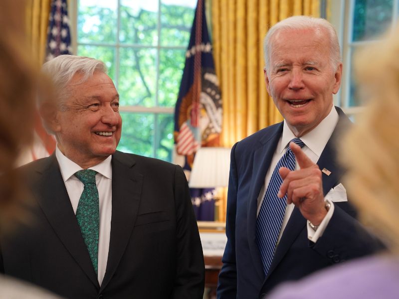 AMLO reunión con Biden.