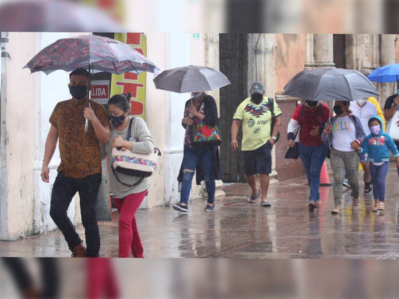 Se espera lluvias en Yucatán