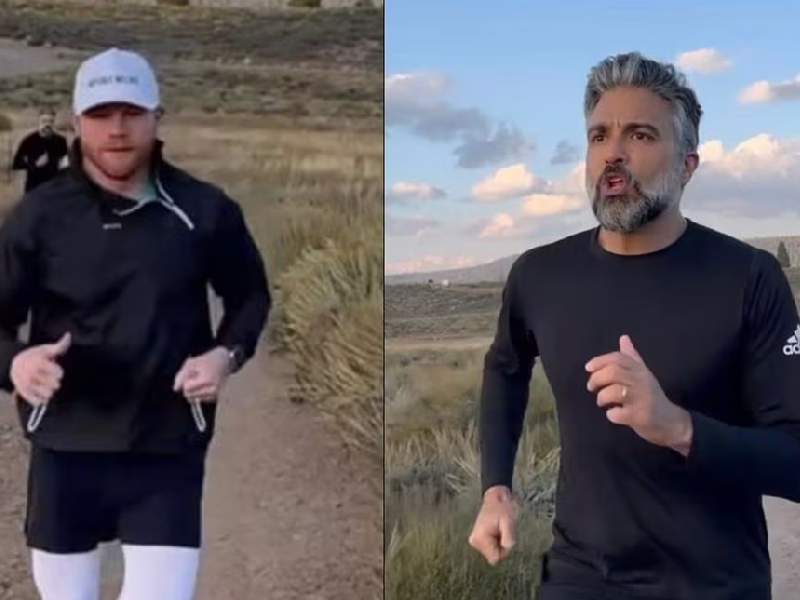 _Canelo_ Álvarez _humilla_ a Jaime Camil en una carrera amistosa