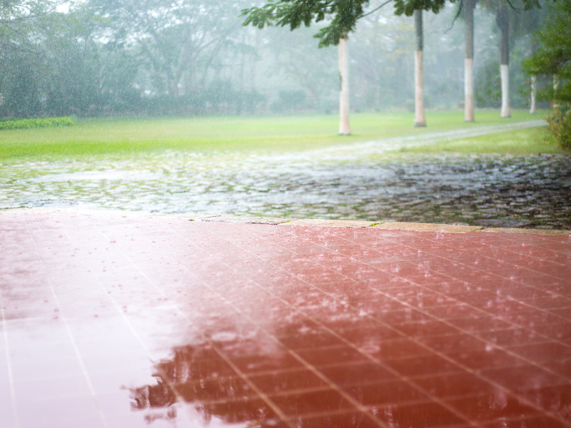 Clima Yucatán Cielo nubaldo y lluvias fuertes