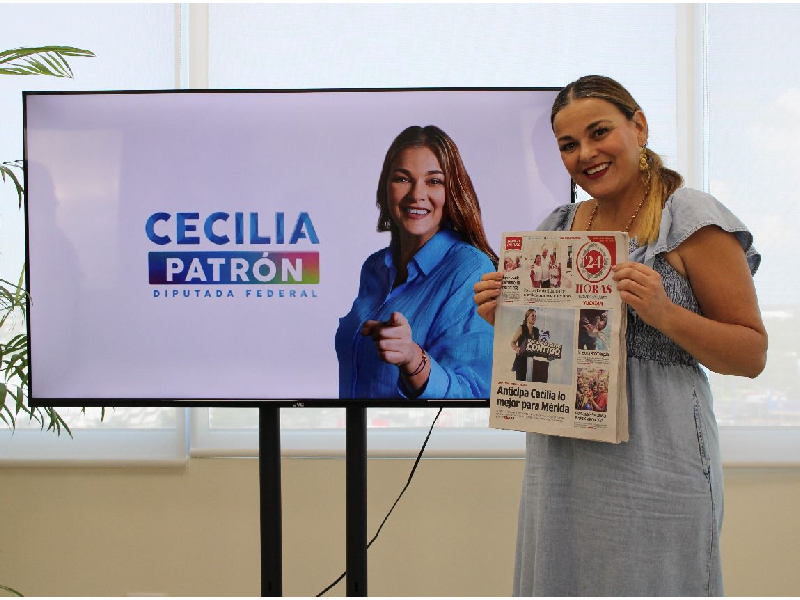 Va Cecilia Patrón por la unidad en Mérida