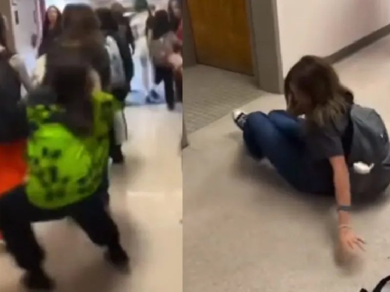 VIDEO: Estudiante agrede a otra alumna en una secundaria de Oregón