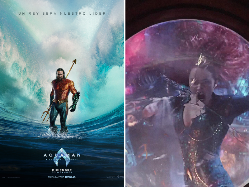 Revelan tráiler de 'Aquaman 2'; así luce Amber Heard en su regreso como 'Mera'