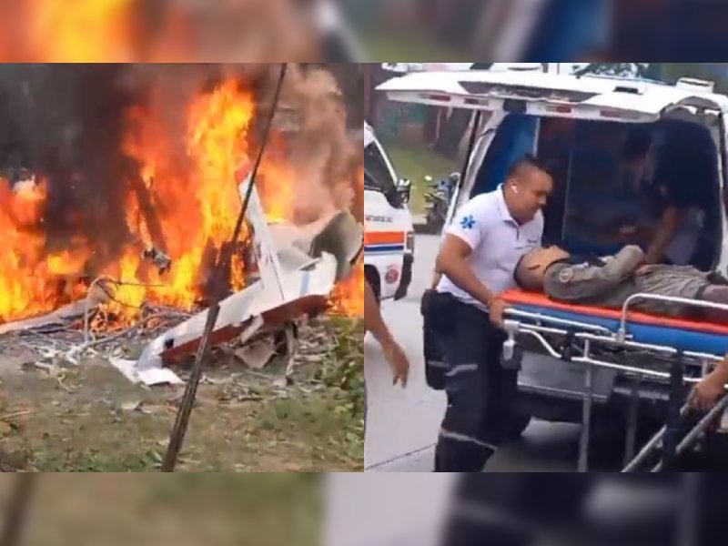 Avioneta de la Fuerza Aérea de Colombia se estrella en Cali, dejando un muerto