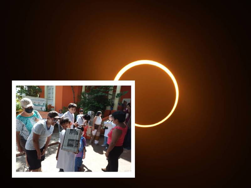 Eclipse anular despierta interés de los meridanos