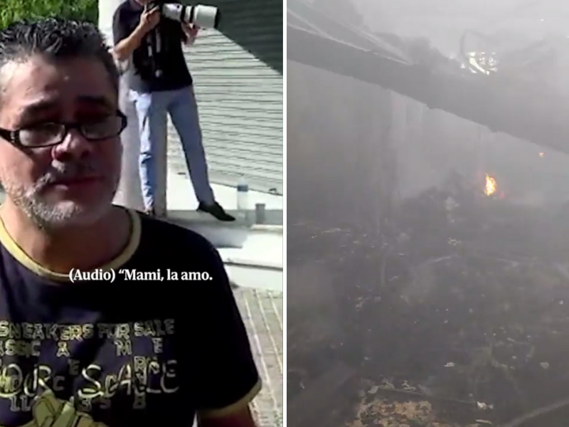 'Mami, la amo' víctima de incendio en Murcia envía mensaje antes de morir (1)