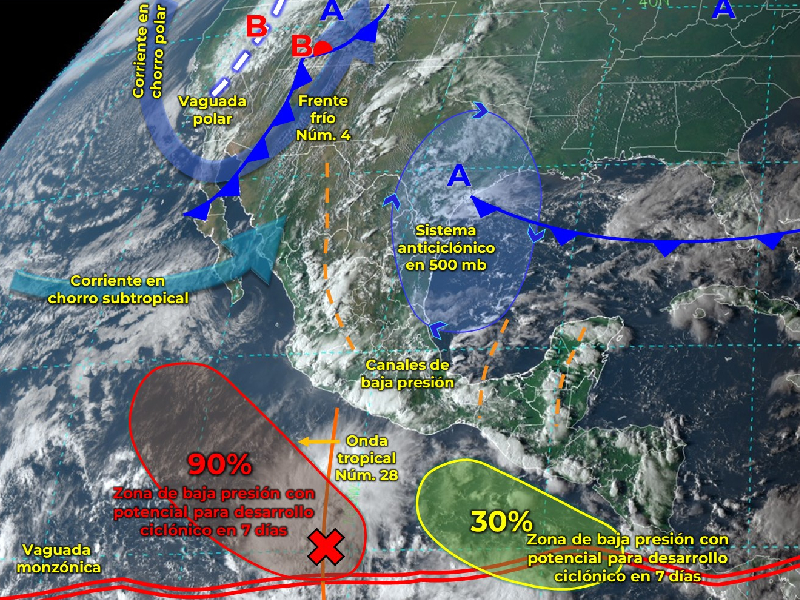 Inicia Octubre con clima "Otoñal"