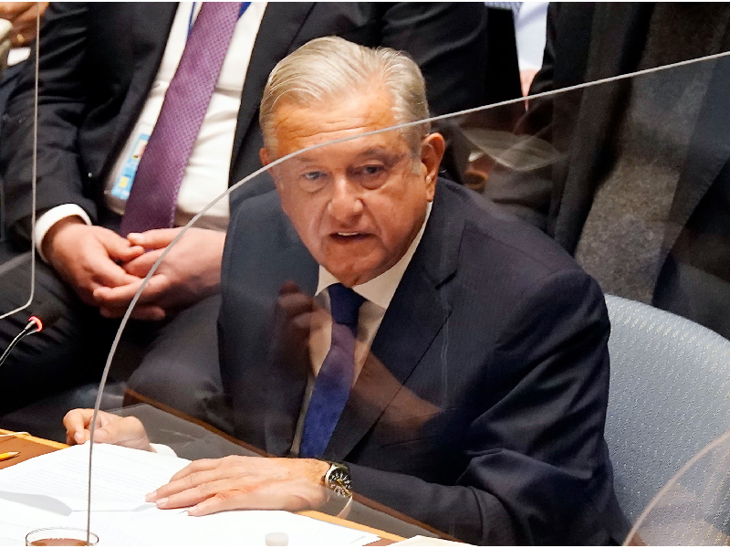 AMLO urge a una asamblea general de la ONU para pronunciarse sobre la guerra Israel-Palestina