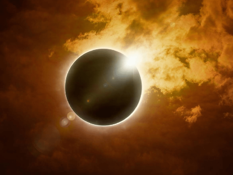 Eclipse solar de tipo anular también se conoce como "Anillo de Fuego"