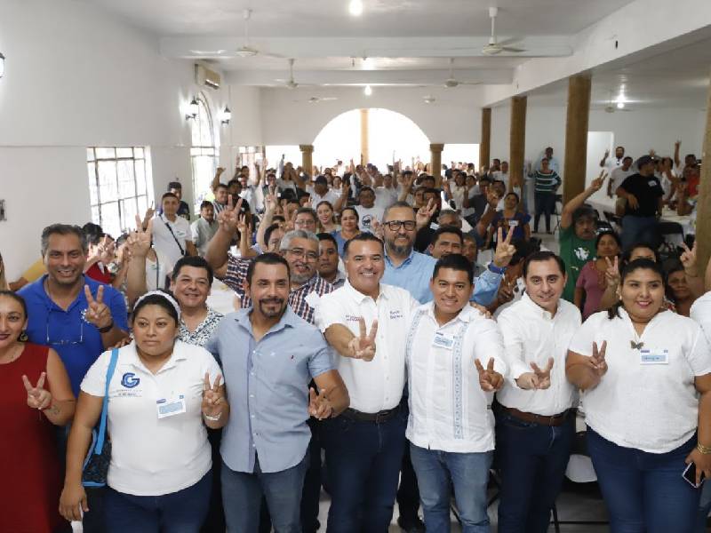 En Yucatán somos más la gente de bien que quiere cuidar Yucatán, afirma Renán Barrera