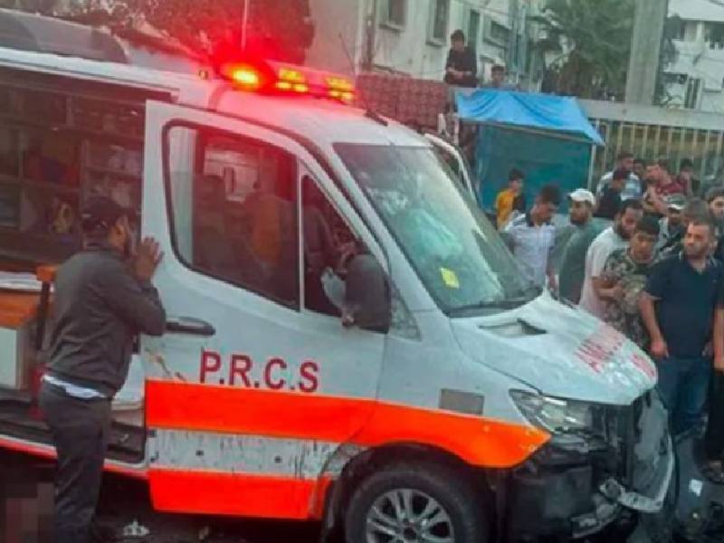 Israel confirma que bombardeó un convoy de ambulancias que transportaba heridos