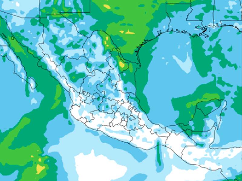 Frente frío 9 provocará lluvias y heladas en México