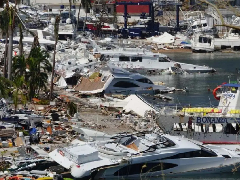 Suman 47 fallecidos tras paso del huracán ‘Otis’ por Guerrero