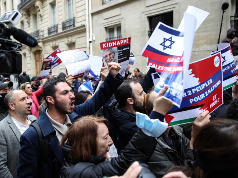 Una manifestación propalestina sacude una universidad de élite francesa