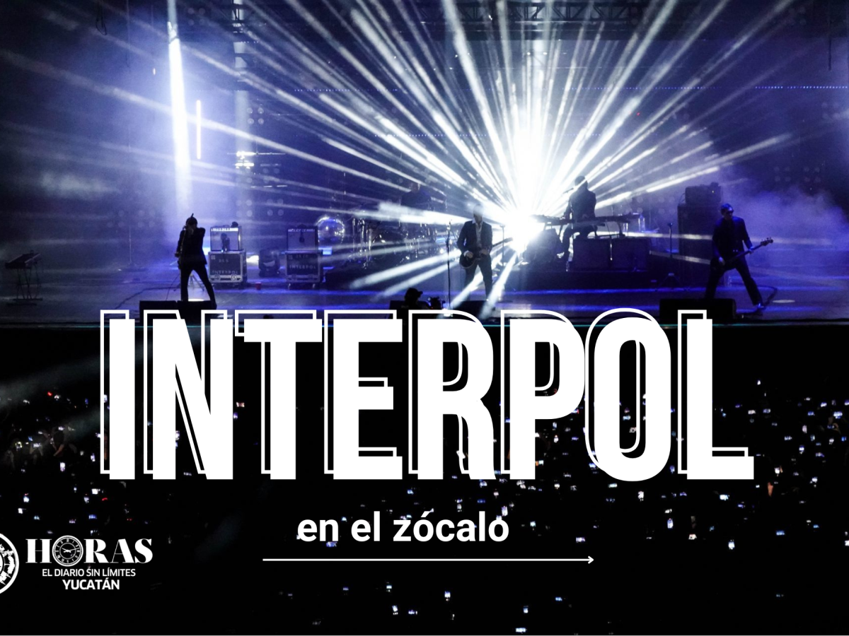 Interpol en el Zócalo de México; reunió a 160 mil fans