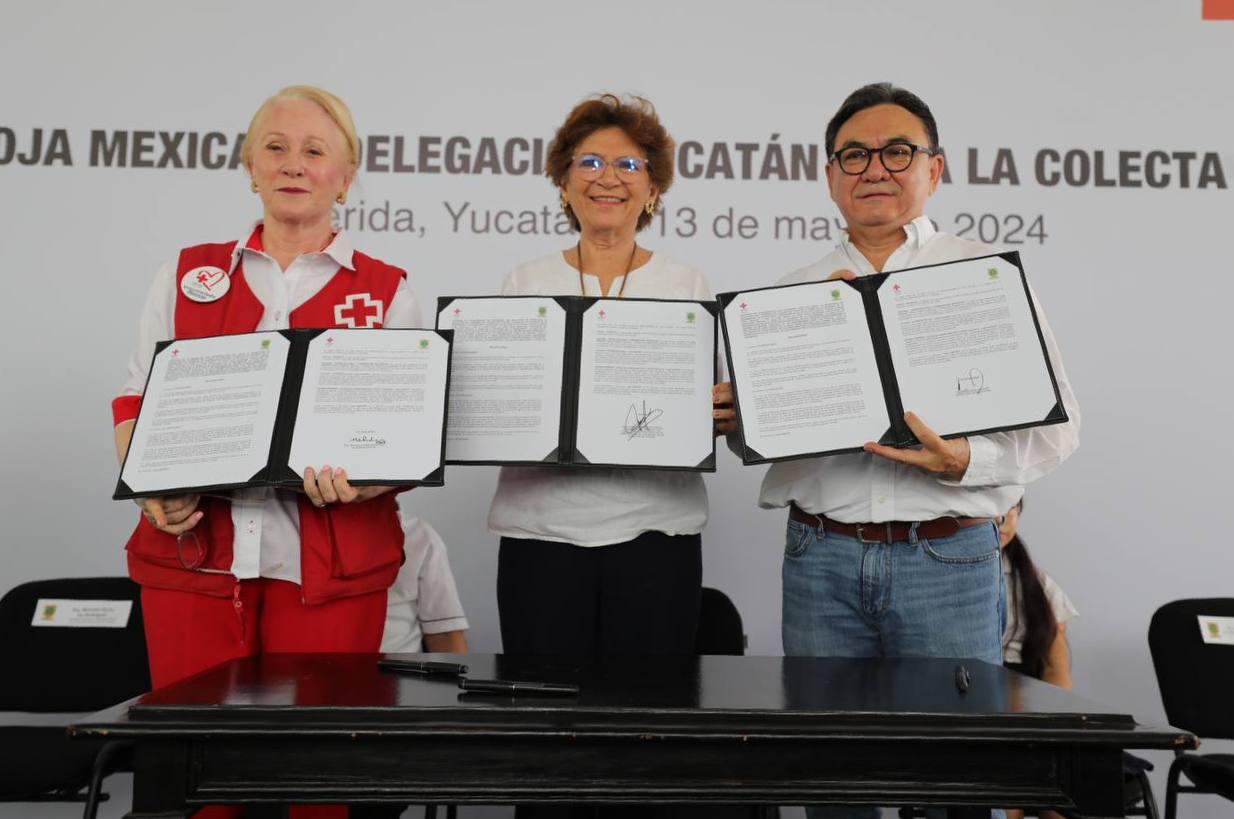 Yucatán y la Cruz Roja Mexicana se unen en beneficio de la comunidad