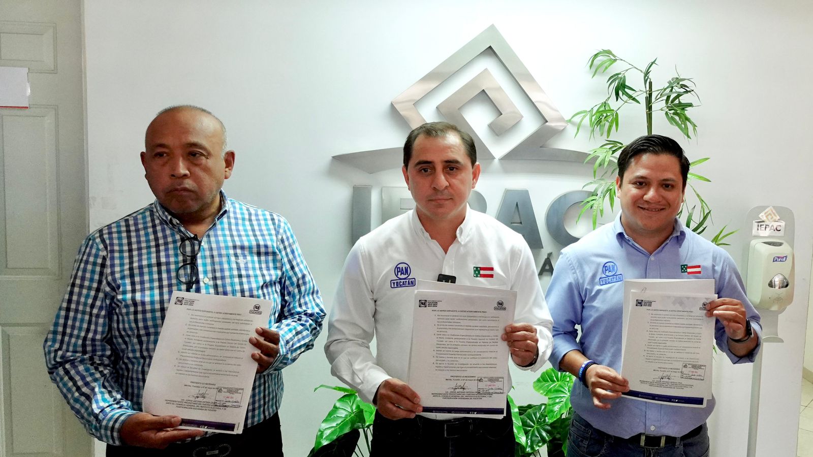El PAN Yucatán denuncia a morena por presiones ilegales al voto