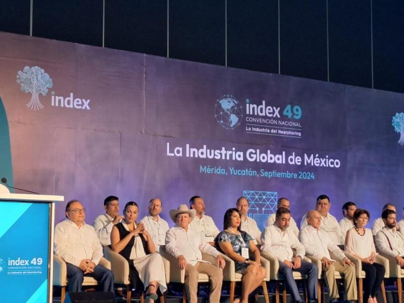 Arranca en Mérida la 49 Convención Nacional INDEX 2024, destacando la seguridad y oportunidades para el nearshoring en Yucatán.