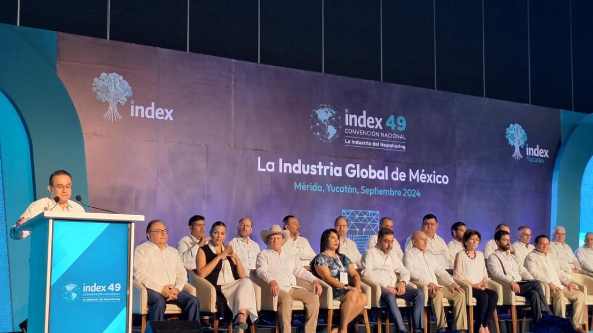 Arranca en Mérida la 49 Convención Nacional INDEX 2024, destacando la seguridad y oportunidades para el nearshoring en Yucatán.