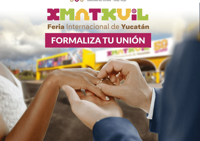 Formaliza tu unión en la Feria Internacional Xmatkuil 2024. Inscríbete hasta el 7 de noviembre y celebra en comunidad.