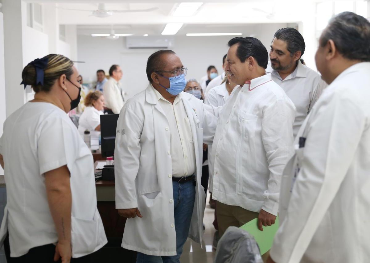 Joaquín Díaz Mena salud, IMSS Bienestar Yucatán, convenio IMSS salud, hospitales Yucatán, mejora servicios de salud, atención hospitalaria Mérida