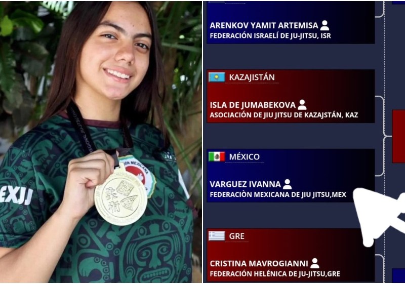 Ivanna Varguez, campeona panamericana, competirá en el Mundial de Jiu Jitsu en Grecia contra la kazaja Isla de Jumabekova el 31 de octubre.