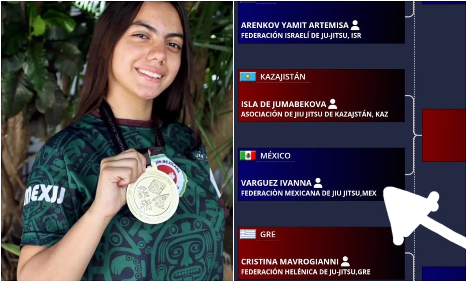 Ivanna Varguez, campeona panamericana, competirá en el Mundial de Jiu Jitsu en Grecia contra la kazaja Isla de Jumabekova el 31 de octubre.