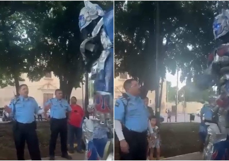 La Policía de Mérida investiga un incidente con "Optimus Prime" en La Mejorada, tras la retirada del disfrazado en un evento familiar.